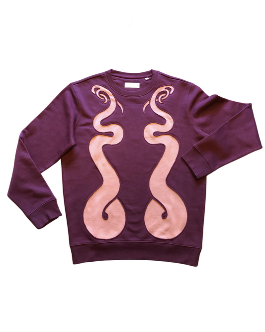 Serpent’s Tail cutout sweatshirt