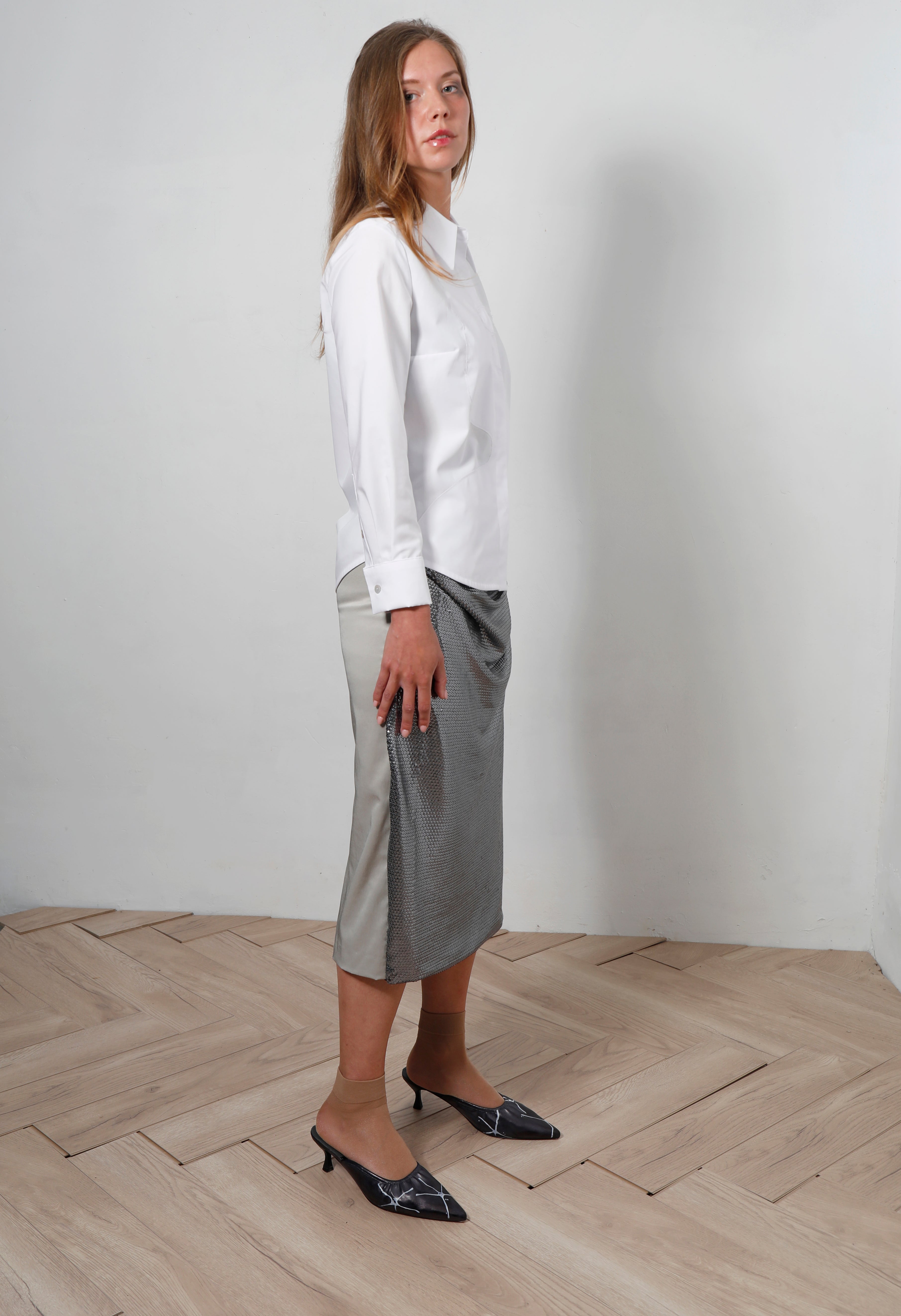Draped Armour Skirt