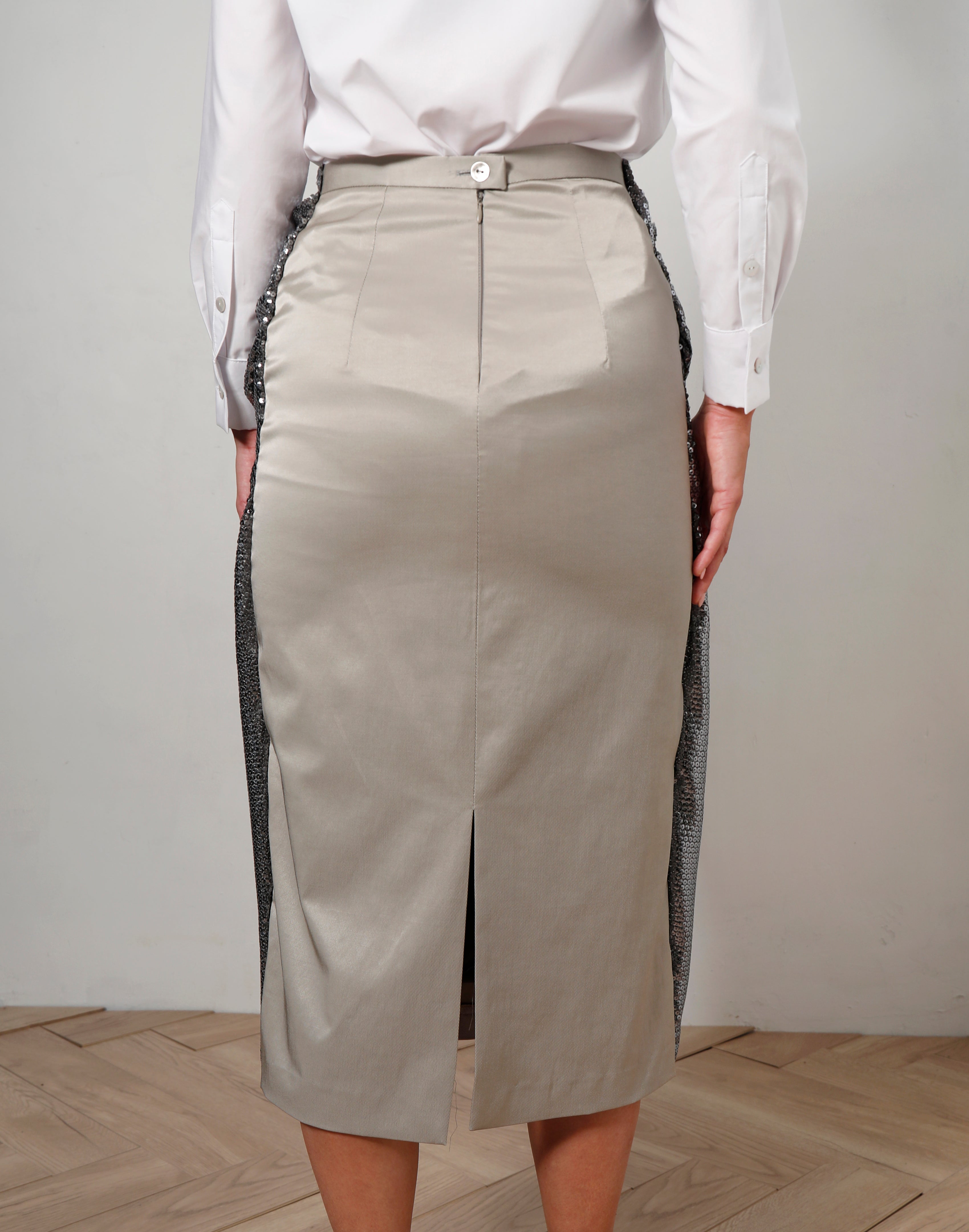 Draped Armour Skirt