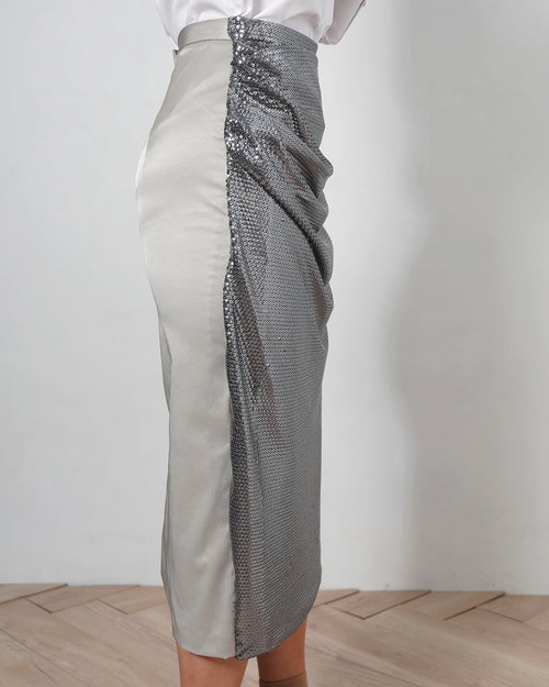Draped Armour Skirt