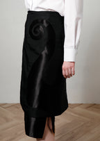 Longboat Skirt - Black & Silver