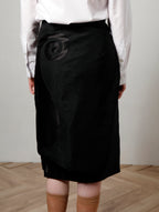Longboat Skirt - Black & Silver