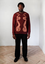 Serpent’s Tail Cutout Sweatshirt