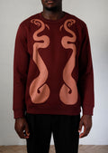 Serpent’s Tail Cutout Sweatshirt