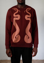 Serpent’s Tail Cutout Sweatshirt