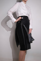 Longboat Skirt - Black & Silver