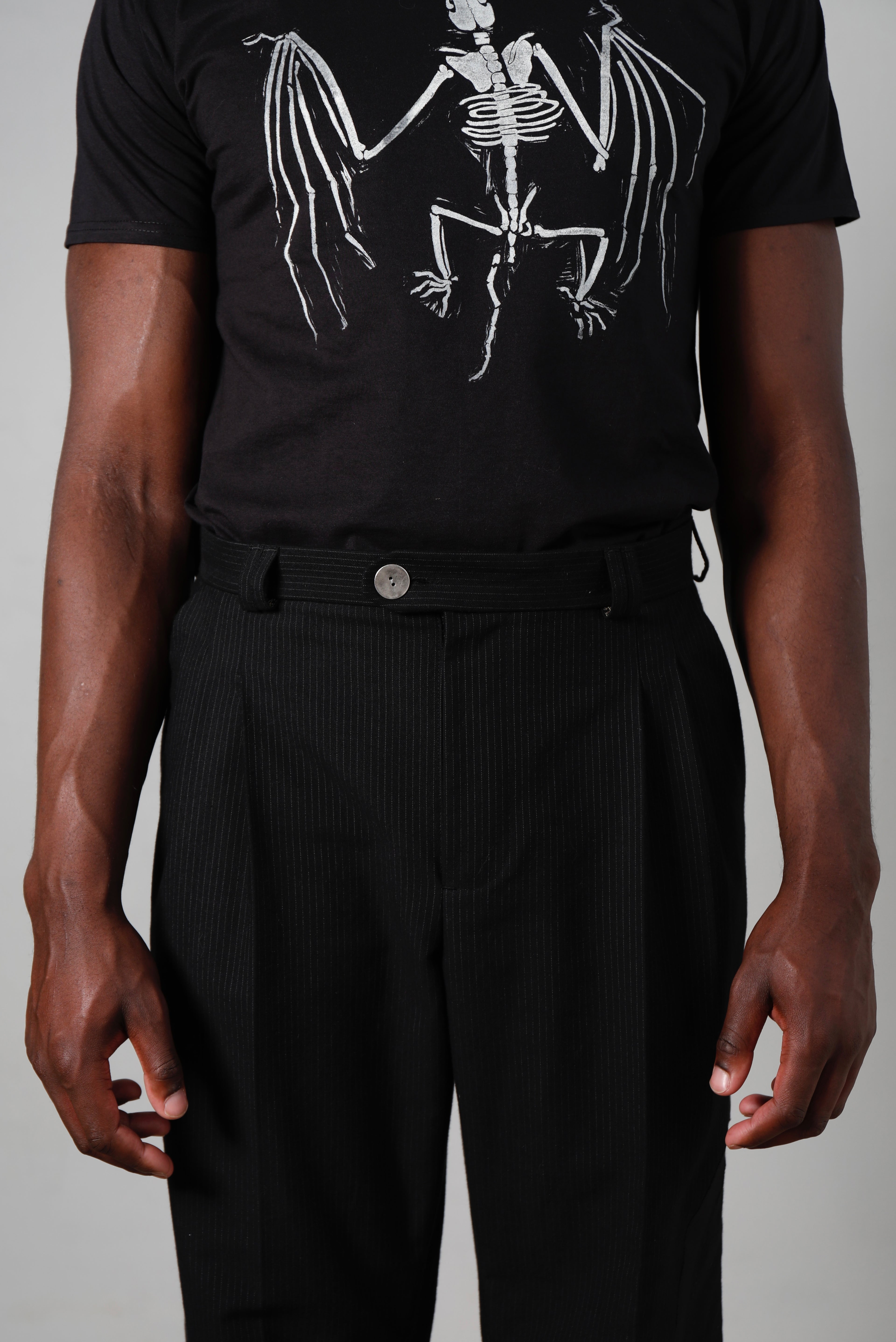Smoking Snake Pinstripe Pants